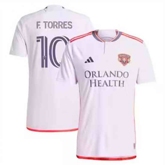 Men Orlando City SC Facundo Torres 2024 25 Away Replica White